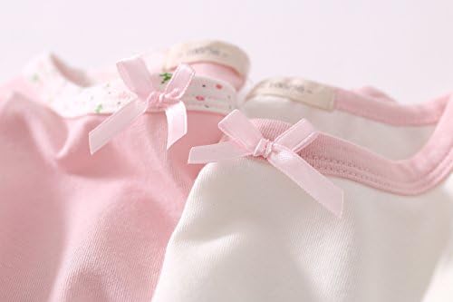 DGAGA Girls Cotton Pajama Set Solid Sleepwear Thermal Sets 2pcs Top and Legging