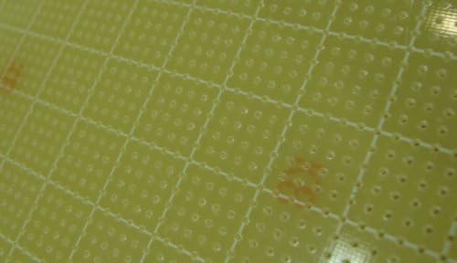 Prototype Perfboard Copperless 11.5"x19.5" (300x500mm) 23000hole Epoxy