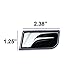 2 Pieces 3D Metal F Sport Auto Emblem Body Trunk Lid sticker decal badge for Lexus GS200t IS200t CT200h ES300h ES350 GS F LS600h