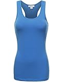 FPT Womens Basic Cotton Spandex Racerback Tank Top (S-3XL)