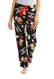 Dr. Seuss Women's Grinch Super Minky Plush Fleece Sleep Pants