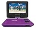Sylvania SDVD7043-PURPBLK 7-Inch Portable DVD Player with Matching Oversize Headphones (Purple)