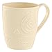 Belleek Celtic Irish Coffee Mugs Set of 2 - Handcrafted Dishwasher Safe Ceramic Cups - Fine Parian China, White, 4.8