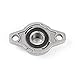 Pillow Block Bearing, Letool4pcs Diameter 12mm KFL001 Mounted Housing Self-aligning Pillow Flange Block Bearing