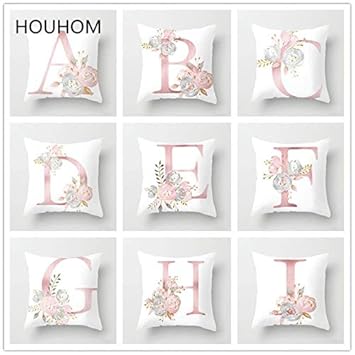 Amazon Com Jiancaichen Wedding Decorations Letter Pillow Case