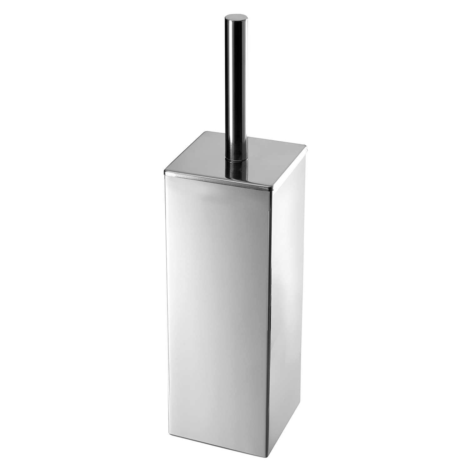 Gedy Perth, Dimensions and Weight: 38 x 9 x 9 cm & 0.75 kg, Toilet Made of Stainless Steel, Finish, Bathroom Brush Design by R&S, 2 Year Warranty, Metal, Chrome-Plated, Unica