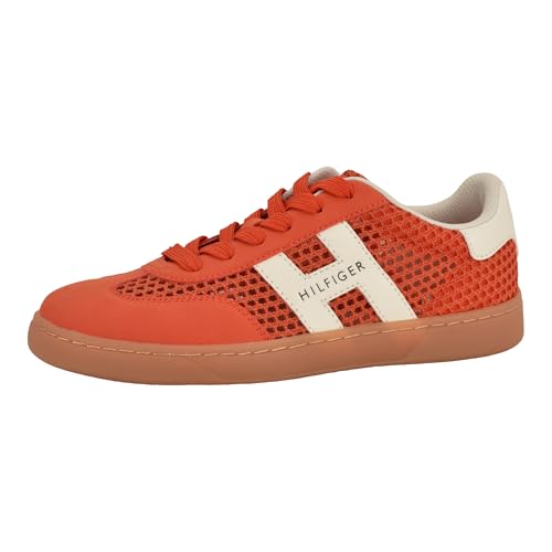 Tommy Hilfiger Women's Maisie Orange/White 800 7 Medium