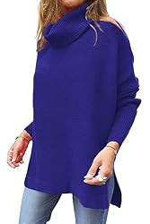 EFAN Womens Oversized Chunky Tunic Pullover