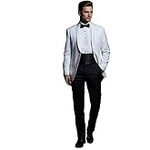 EZ Tuxedo Men's Elegant White Dinner Jacket
