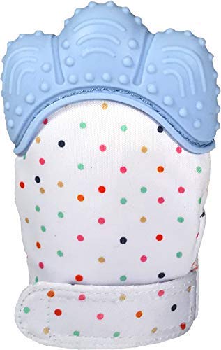 Teething Glove for Babies - Silicone Baby Teething Glove Mitten - Mouthie Mitt Baby Teething Glove - Teething Toys for Baby - Baby Silicone Teething Mitten
