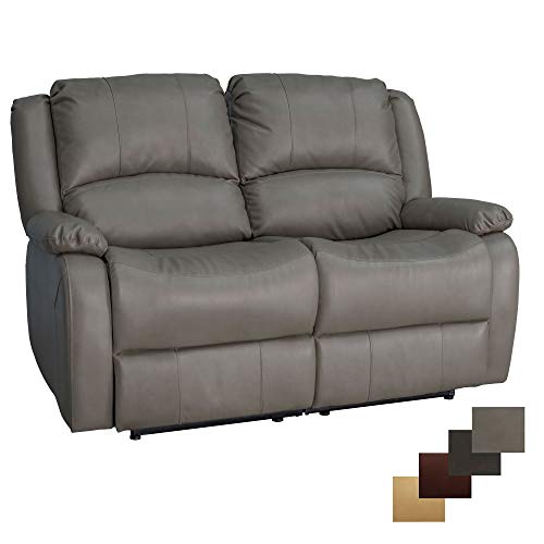 RecPro Charles Collection 58" Double Recliner RV Sofa RV Zero Wall