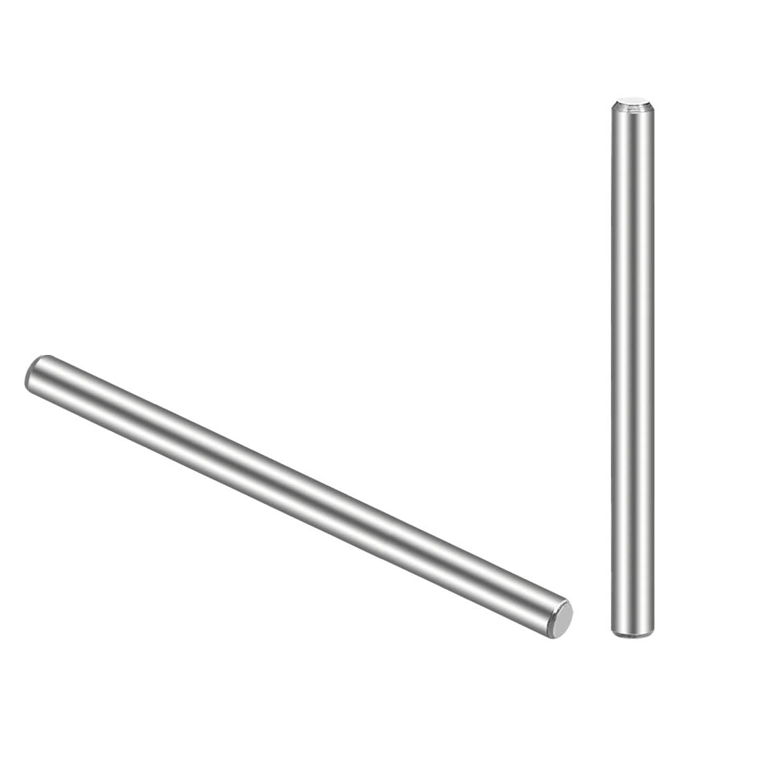 Unifizz 30Pcs 3 x 50mm Dowel Pin 304 Stainless Steel Shelf Pegs Support Shelves Silver Tone