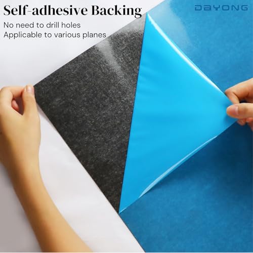 DAYONG Magnetic Whiteboard Paper, Self-Adhesive Dry Erase Whiteboard Sticker, Wallpaper Sticker, with Magnets Marker Eraser, Adhesive White Board for Home Office School Wall College. (90 * 120CM)