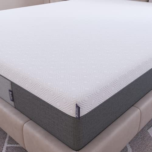 BedStory 4 Inch Memory Foam Mattress Topper Queen Size, Premium Extra