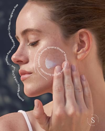 SKINMEDICA ESSENTIAL DEFENSE EVERYDAY CLEAR SPF 47 SUNSCREEN FOR FACE – THIS LIGHTWEIGHT, FACIAL SUNSCREEN IS IDEAL FOR OILY AND/OR COMBINATION SKIN, 1.85 OZ