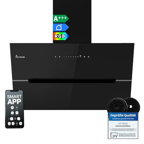 KKT KOLBE Dunstabzugshaube Wandhaube ECCO8005SM, 80 cm kopffrei