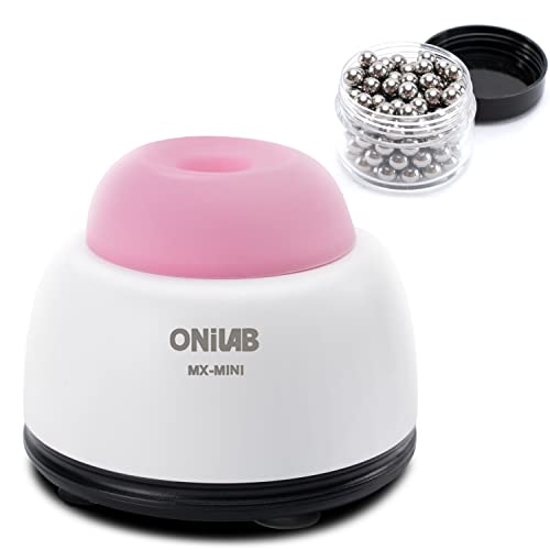 Photo 1 of ONiLAB Mini Vortex Mixer with Touch Function, Lab Mixing, Nail Polish,Tattoo Ink,Eyelash Adhesives and Acrylic Paints Mixing, Lab Vortexer for Centrifuge Tubes and Test Tubes,Pink