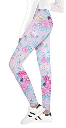 LUOUSE Toddler Girls Stretch Printed Athletic