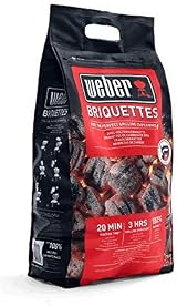 Weber Grill Briquettes 2kg Natural Wood Charcoal FSC Certified Long Burn Time view 4
