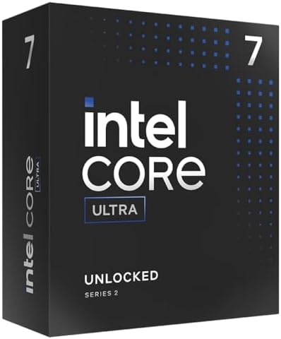 Intel Core Ultra 7 Desktop Processor 265K - 20 cores (8 P-cores + 12 E-cores) up to 5.5 GHz