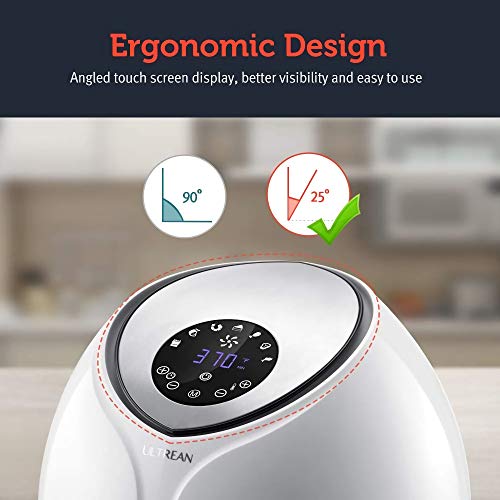 Ultrean Air Fryer 6 Quart, Large Family Size Electric Hot Airfryer XL