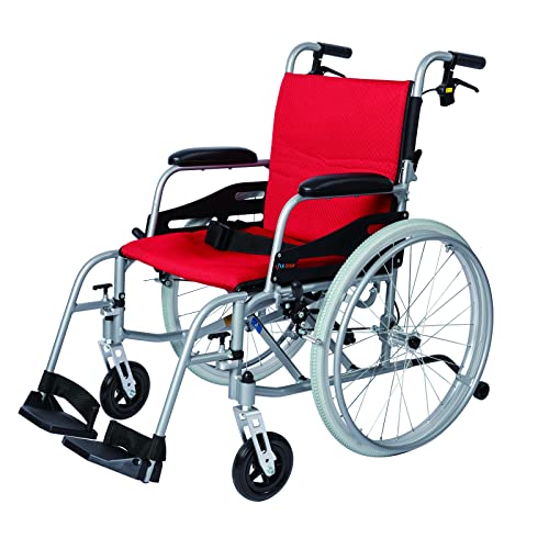 HiFortune Lightweight Foldable Wheelchair 21lbs Magnesium Transport