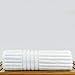 Bare Cotton Luxury Hotel and Spa Bath Towels, Striped, White, Set of 4