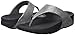 FitFlop Women's Lulu Shimmersuede Flip Flop, Pewter, 9 M US