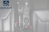 Opar Silver Front Cup Holder Trim for 2007 - 2016 Jeep Wrangler