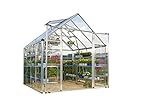 Palram Snap & Grow 8' Series Hobby Greenhouse - 8 x 8 x 9 Silver