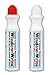 FANTASTIC Window-Paint brand CHALK MARKERS Write & draw on your Car Glass and Home Windows! Set of 2 glass markers 1 Red +1 FREE White. Rainproof, easy-to-clean, non-toxic.