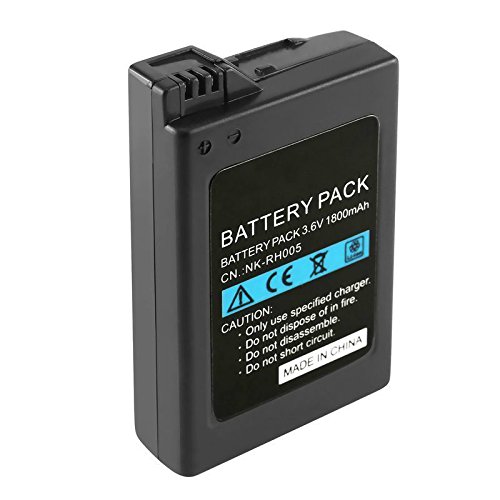 EopZol™ 2Pcs 3.6V 1800mah Rechargeable Battery for Sony PSP-110 PSP-1001 PSP 1000 Replacement - Thumbnail 3
