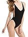 Women's Sexy High Cut Backless Bodysuit Binkini Sets One Piece String Beachwear