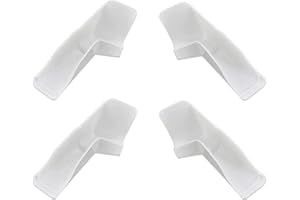 Podoy 4 Pack RV Rain Gutter Spouts with Extension Left and Right White for RV