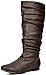 DREAM PAIRS BLVD Women's Fashion Casual Knee High Pull On Slouchy Boots (WIDE CALF AVAILABLE)