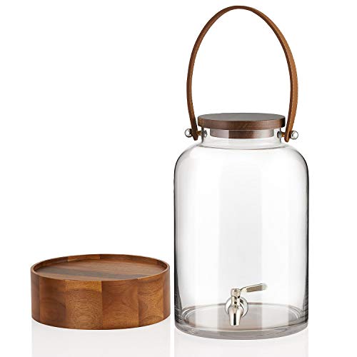 Beverage Dispenser with Acacia Wood Stand Pricepulse