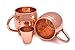 Premium Set Of Two 16 Oz Moscow Mule Mugs By Quality Copper - 100% Copper Drinking Cups - ½ lb Weight & Riveted, Sturdy Handles - Bonus Shot Glass Included - Ideal Present For Men & Women