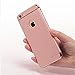 iPhone 6/6S Slim Case Anti-Scratch 360 Degree Protection 3 In 1 Hard Mobile Phone Ultra With Electroplate Frame For Full Protective For iPhone 6S Plus 6 Plus (iPhone 6S Plus 6 Plus 5.5, Rose Gold)