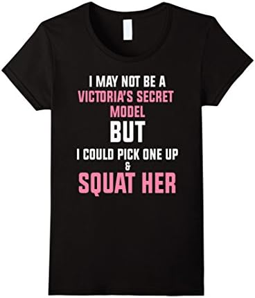 Women's I may not be a victoria model T-shirt Medium Black