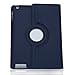 HDE Dual Layer iPad 4 Case Built-In Screen Protector Shockproof Shell Rugged Lightweight Cover for Apple iPad 4 (Blue)