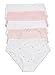 Trimfit Girls 100% Combed Cotton Briefs In Assorted Colors (5 Pack)