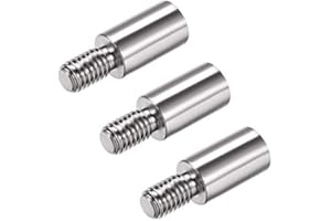 Arcity 3 Pcs Classic Arcade Joystick Shaft Extender Rod Jamma Extension for Sanwa Joystick 15mm DIY Controller Metal New