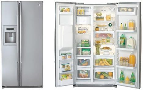 Amazon Com Lg Side By Side Refrigerator Lrsc26930tt 26 Cu Ft