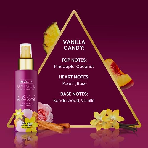 So…? Unique Body Mist Set - Perfumes for Women with Fresh, Floral, Sweet Scents - 6 Hour Wear Body Spray for Women - Travel Size Gift Set - 6 pcs