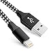 Ofuca EET-6584 USB Charging Cable, 4-Pack 3FT Phone Charger, Fast Charger Nylon Braided Cord Compatible with 8/ 8 Plus/ 7/ 7 Plus/ 6s/ 6s Plus (Black+White)