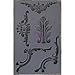 Prima Marketing 814809 Baroque No.4 Iron Orchid Designs Vintage Art Decor Mold, Grey