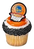 24 ~ NBA Golden State Warriors Rings ~ Designer Cake/Cupcake Topper ~ New!!!!!
