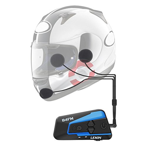 LEXIN h3 Detachable Microphone for Helmet Intercom Headset Stereo, for Bluetooth Intercom LX-B4FM - Thumbnail 6