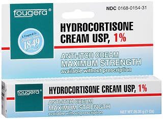 Fougera Hydrocortisone Cream USP 1% Anti-Itch Maximum Strength - 1 oz, Pack of 3