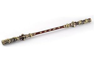 Forkoyi Monkey King Staff black myth wukong ps5 Game Weapon Ruyi Golden Cudgel,Copper Cloud Rod Alloy and Weapons Furnishings